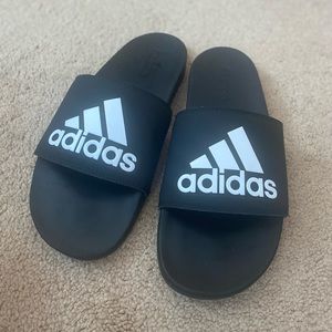 Black Adidas Slides